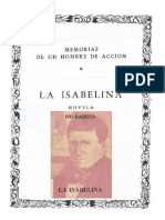 La Isabelina - Pio Baroja