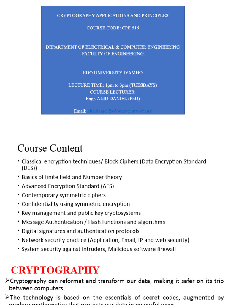 Cpe 516 Module I | PDF
