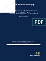 Reliability-Based Design of Wind Turbine Foundations - Geotechnical Site Assessment