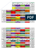 Horario de Clases Completo Colores 2024