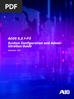 ACOS 5.2.1-P3 System Configuration and Admin-Istration Guide