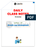 Indian Economy 03 - Daily Class Notes - (UPSC Sankalp 2.0 Hinglish)