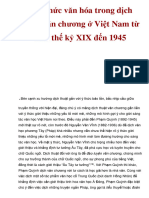 Ý thức văn hóa trong dịch thuật văn chương ở Việt Nam từ cuối thế kỷ XIX đến 1945 - 432596