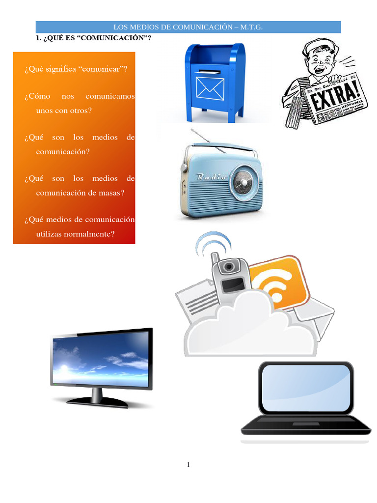 ACTIVIDAD Medios de Comunicacion-Alumno | PDF