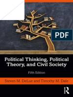 Political Thinking, Political Theory, and Civil Society (Steven M. DeLue Timothy M. Dale)