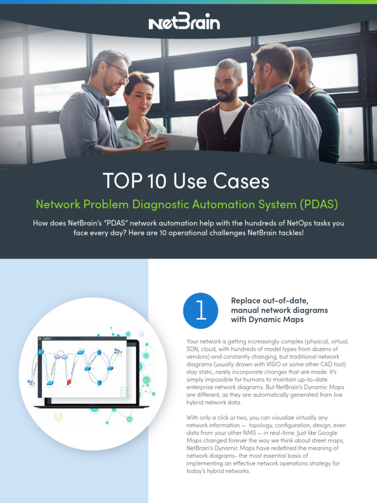Top 10 Use Cases for NetBrain PDAS | PDF | Computers