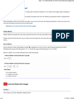 Cara Mencari Median Data Tunggal