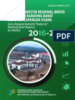 Produk Domestik Regional Bruto Kabupaten Bandung Barat Menurut Lapangan Usaha 2016-2020