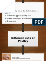 Different Cuts of Poultry