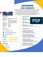 Dedi Aprianto CV