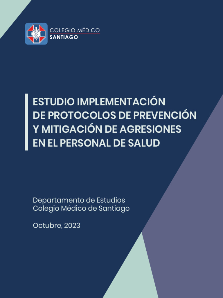 Protocolo Col - Médico Octubre-2023 | PDF | Violencia | Burnout ocupacional
