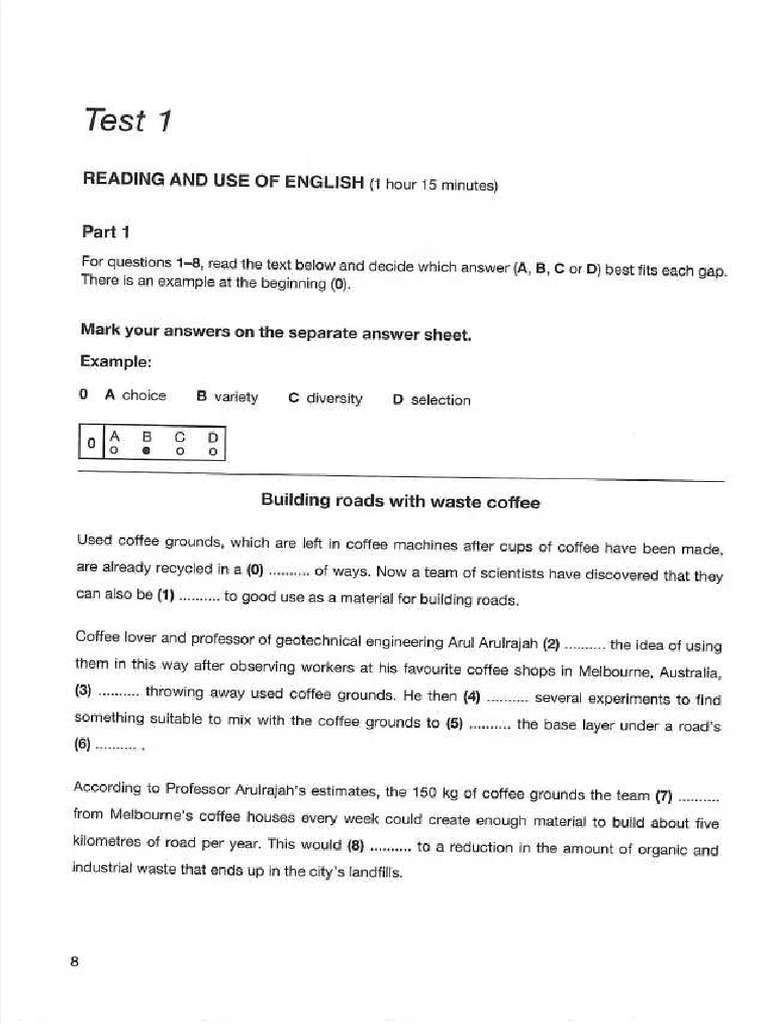 B2 first for schools 4 with answers 9 pdf