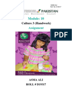 Asma Ali D19317 Module 10 Assignments