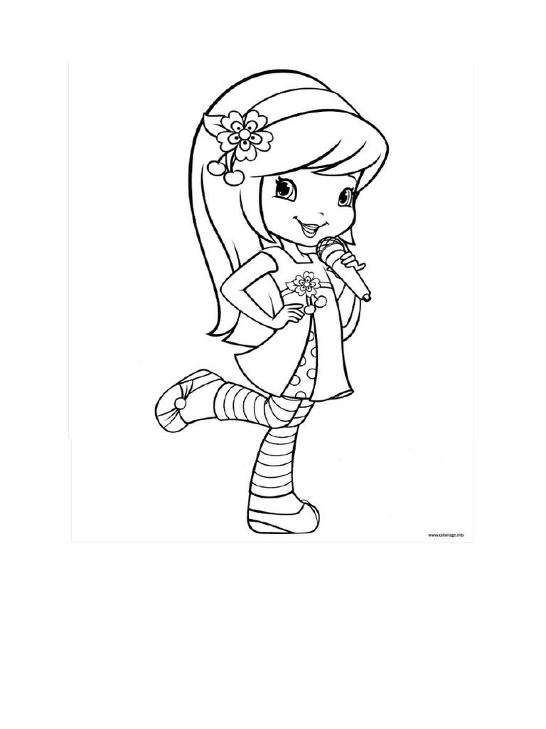 Chanter Coloriage Pdf
