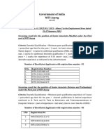 Shortlisted Candidates For 1 Post Each of Senior Associate and Senior Associate