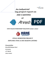 Industrial TRG Report (Die Casting)