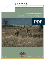 Competition and Conflict Implications For Maneuver Brigades