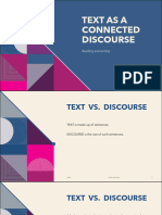 Text As A Connected Discourse 2