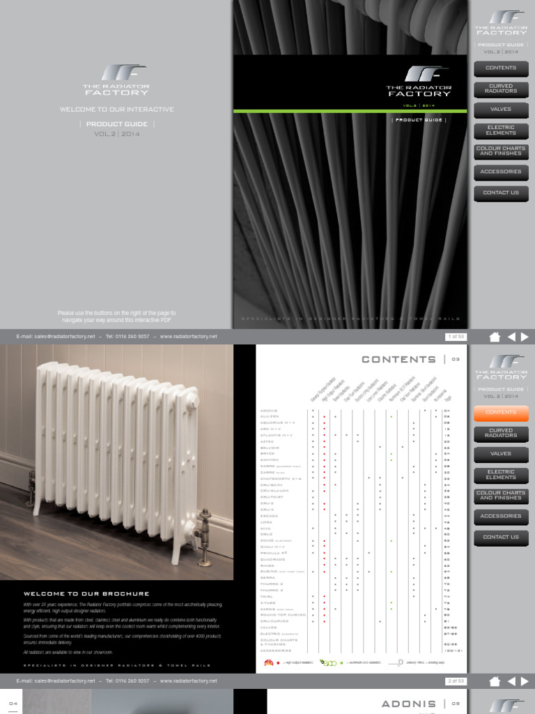 RadiatorFactoryVol1 New9 | PDF | Nature | Building Engineering
