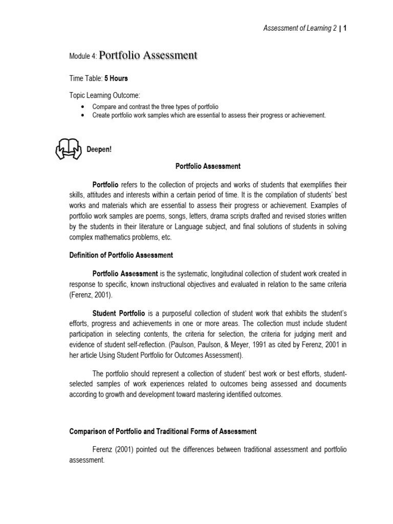 EDUC343-Module 4 | PDF