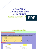 UNIDAD 7 y 8 Intergración Numérica y Ec Dif