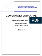 Lewenswetenskappe Graad 10 Hersieningsmateriaal Antwoorde Kwartaal 1 - 2023