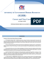 Career and Non-Career Ighr Bureaucracy Report As of June 30 2023 For Website2
