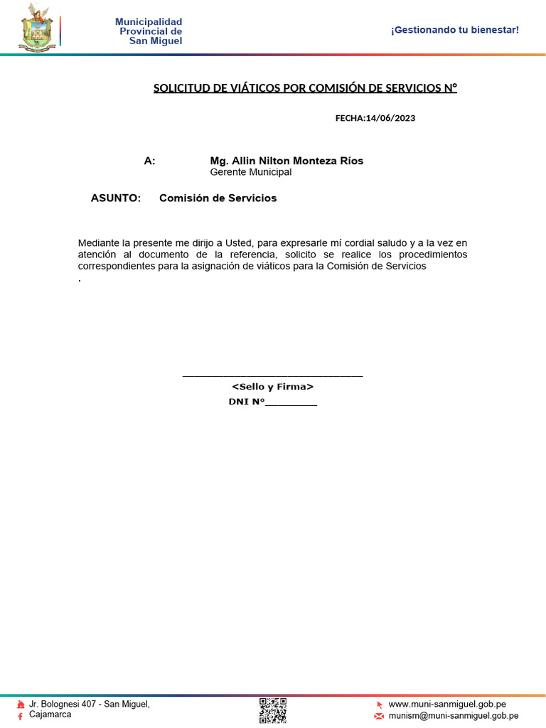 Formatos de Viaticos | PDF