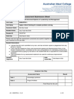 BSBCRT611 Student Assessment Tasks