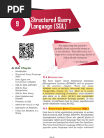 9 Structured Query Language (SQL) : in This