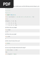 Sheet 3 Numpy