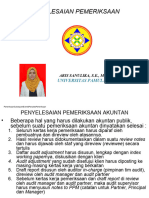 12 Penyelesaian Pemeriksaan