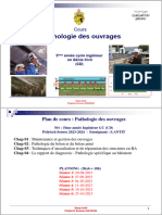 Chap01 Et 02 - Pathologie Des Ouvrages - CD - 2023-2024