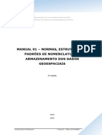 Manual Ide-Sisema 01 - Normas, Estruturação e Padrões de Nomenclatura e Armazenamento Dos Dados Geoespaciais - 3a Edição