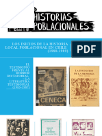 Los Inicios de La Historia Local Poblacional en Chile