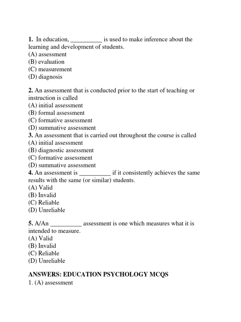 Education Assessment and Learning Theories | PDF