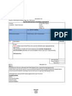 Booking Agreement-Invoice Template