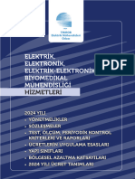 Elektri̇k, Elektroni̇k, Elektri̇k-Elektroni̇k, Bi̇yomedi̇kal Mühendi̇sli̇ği̇ Hi̇zmetler