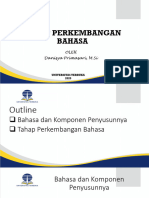 4 - Tahap Perkembangan Bahasa