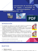 ESPECTROFOTOMETRÍA UV-VIS PARA ESTUDIO %COHb y CO