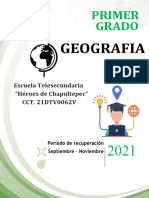 1° Geografia - Cuadernillo Remedial - Alumno