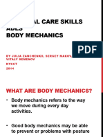 Body Mechanics