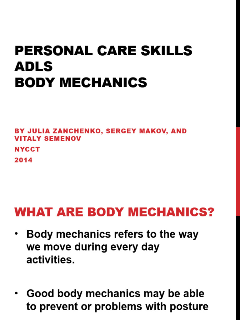 Body Mechanics PDF Foot
