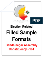 Sample Polling Station Format 2023 in English