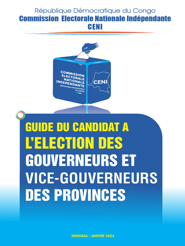 Guide Du Candidat Gouv & Vice-Gouv - VF - 01022024 | PDF | Politique ...