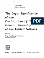 The Legal Significance The Declo Rations The General Assembly The United Nations