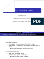 Class 4 - Competitive Markets - Presentation Slides