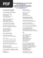 Umbanda - Pontos - Letras de Pontos de Xangô - Casa de Caridade Oxalá e Yemanjá