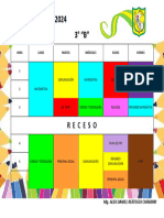 Horario 2024 3B