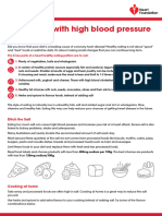 Eating Well With High Blood Pressure